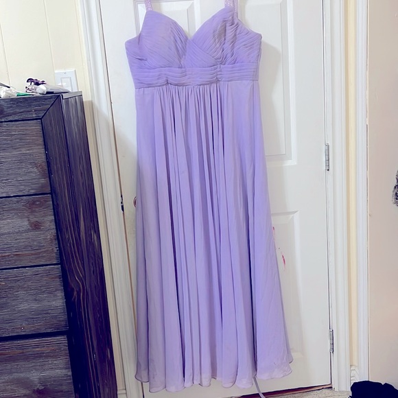 Custom Altered Lilac Gown- Empire Waist - Picture 1 of 9